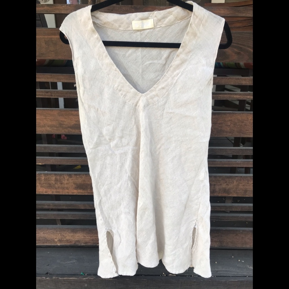 CP Shades Cream Tunic Top